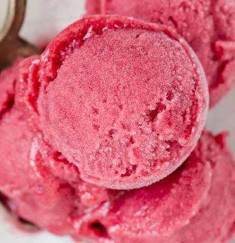 Braum's Cherry Limeade Sherbet Ice Cream