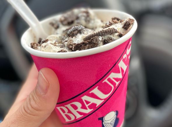 Braum's Mint Chocolate Chip Ice Cream