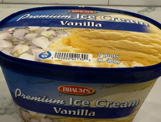 Braums Vanilla Ice Cream