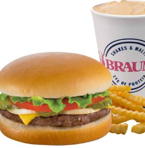 Braum's 1/6 Pound Deluxe Cheeseburger