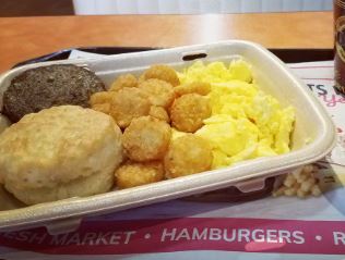Braum’s Big Country Breakfast with Gravy