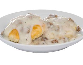 Braum's Biscuit & Sausage Gravy – Combo
