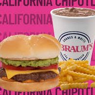Braum's California Chipotle Cheeseburger