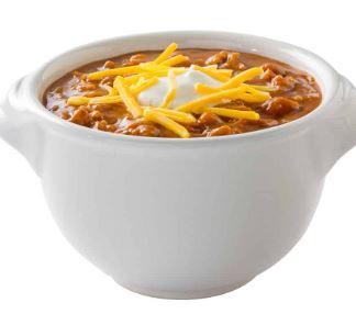 Braum's Chili With Beans, Cheese