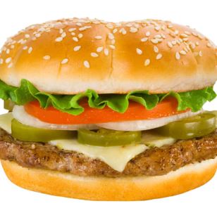 Braum's Jalapeno Pepper Jack Cheeseburger