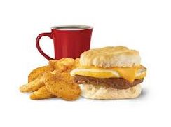 Braum's Sausage, Egg & Cheese Biscuit – Combo