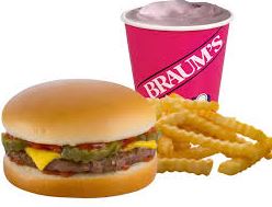 Braum's Deluxe 1/6 Pound Cheeseburger